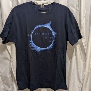 C4 Explosions in the sky Eclipse Tshirt Sz Large